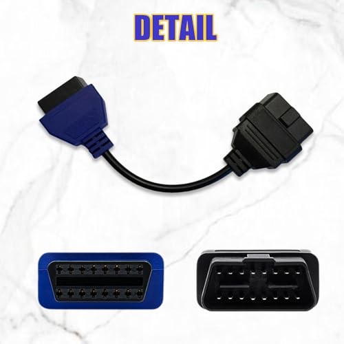 OBD2 Cable Set for FiatECUscan,Compatible with OBDii Diagnostic Scanner