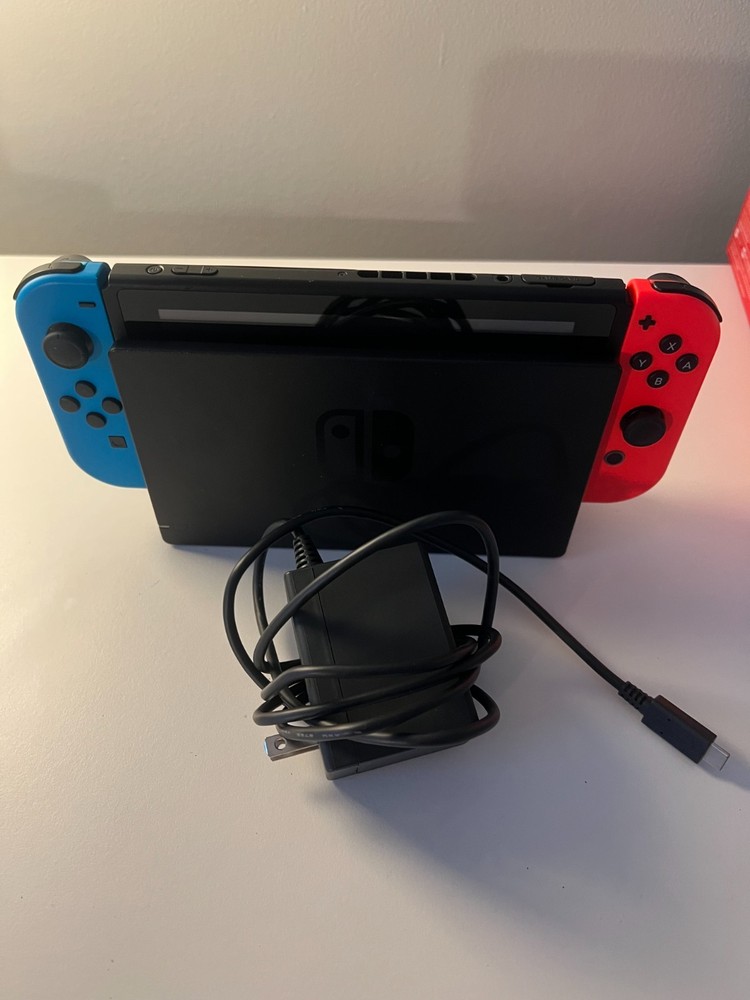 Nintendo Switch Gray with Blue and Red Joycons