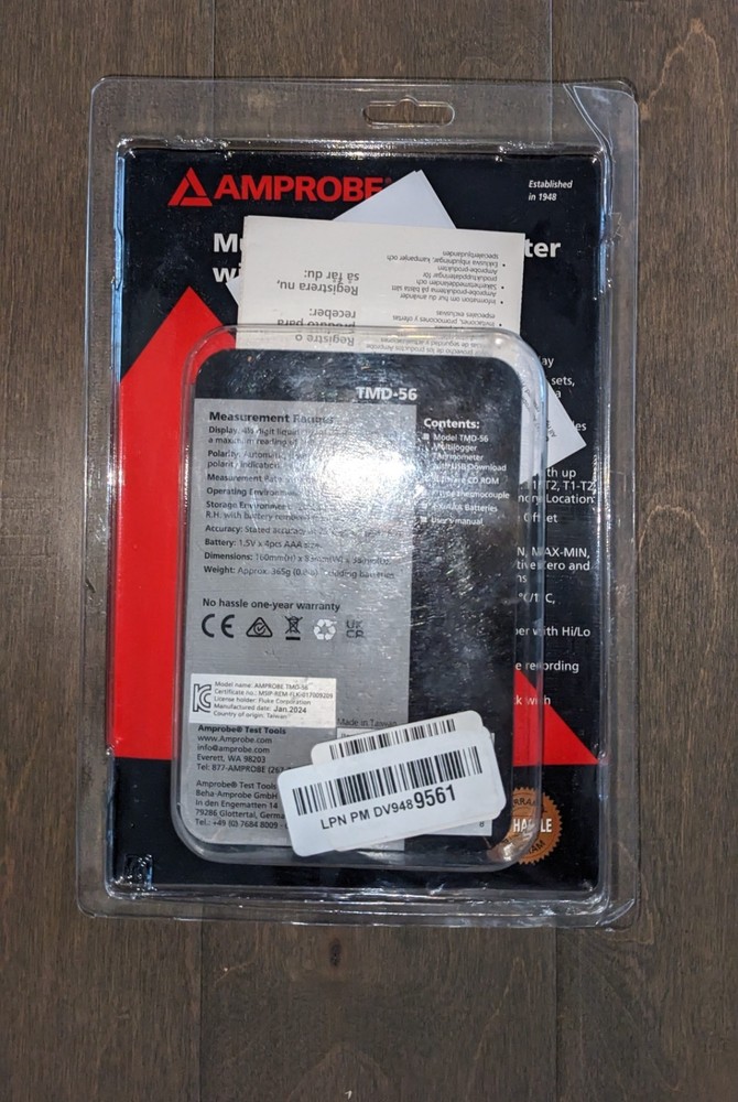 Amprobe TMD-56 Multi-Logging Digital Thermometer