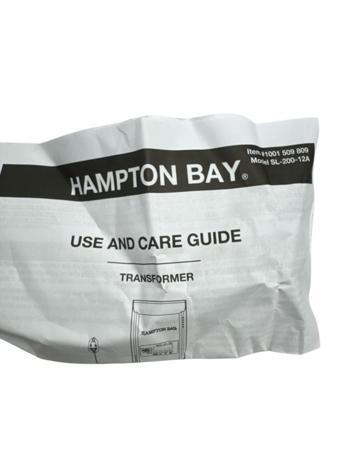 Hampton Bay Low Voltage 200W Outdoor Landscape Transformer 1001509809 (OB)