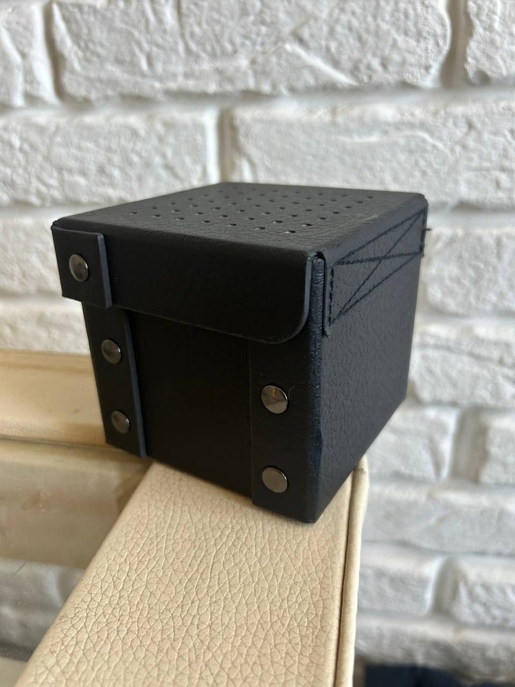 Diesel leather watch box black
