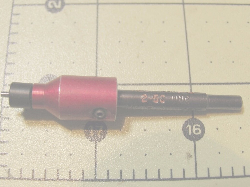 2-56 Heli-Coil Threaded Mandrel with worn tip