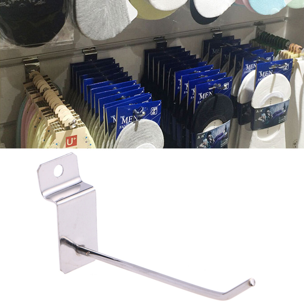 20PCS Slatwall Hooks Store Hook Display Panel Hooks Panel Display Items Products