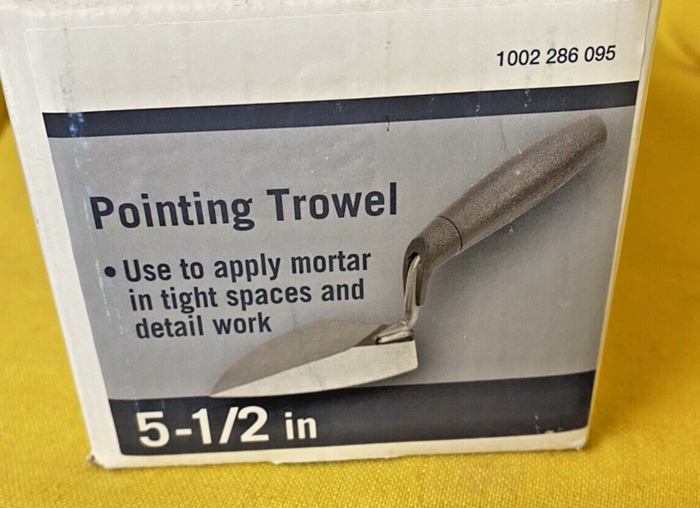 Pointing Trowel 5.5 x 2.75 Inch Home Depot Pointer