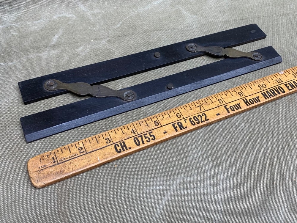 CAPTAIN  FIELDS EBONY PARALLEL RULE