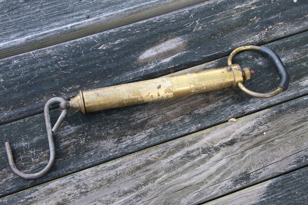 Antique Chatillon Fishing Drag Scale - 60 lb.