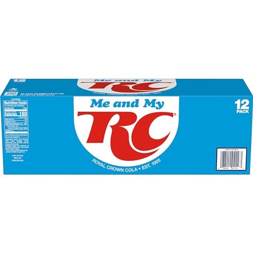 RC Cola Soda, 12 fl oz cans, 12 pack