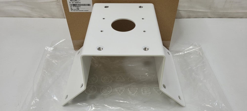 Hanwha Techwin SBP-300KMW1 Corner Mount Adapter Base Security Accessory (White)