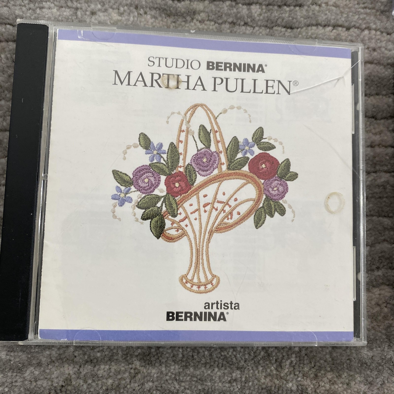 Bernina Artista Studio Embroidery Design Cards Martha Pullen Alphabets Lot 4