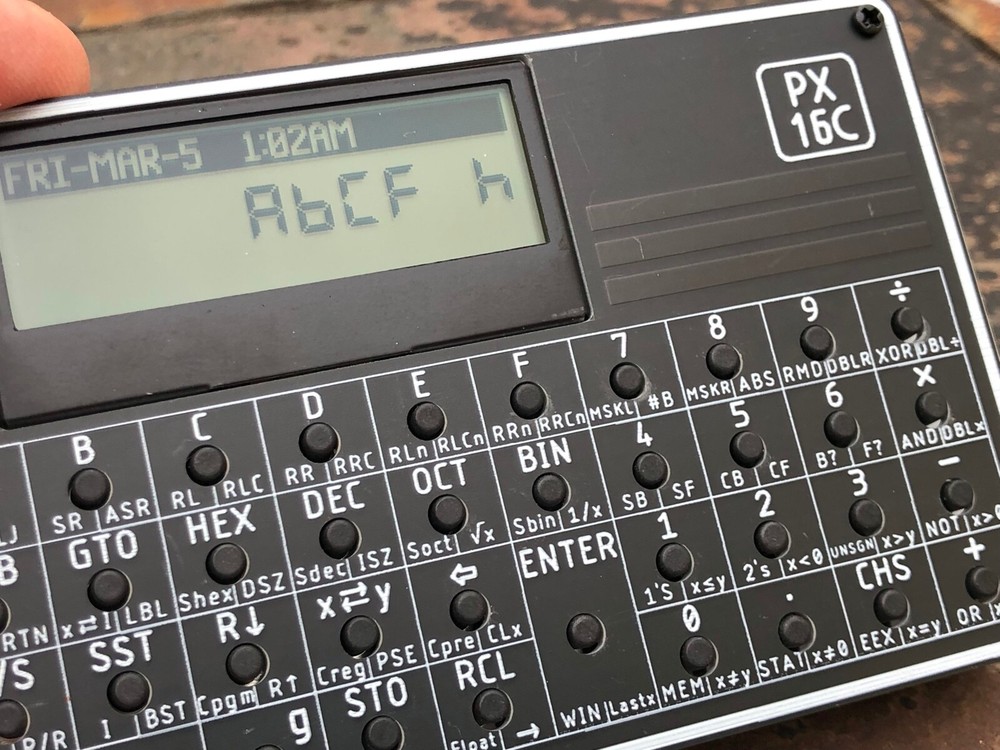 PX16C a HP-16C Computer Scientist Calculator kit