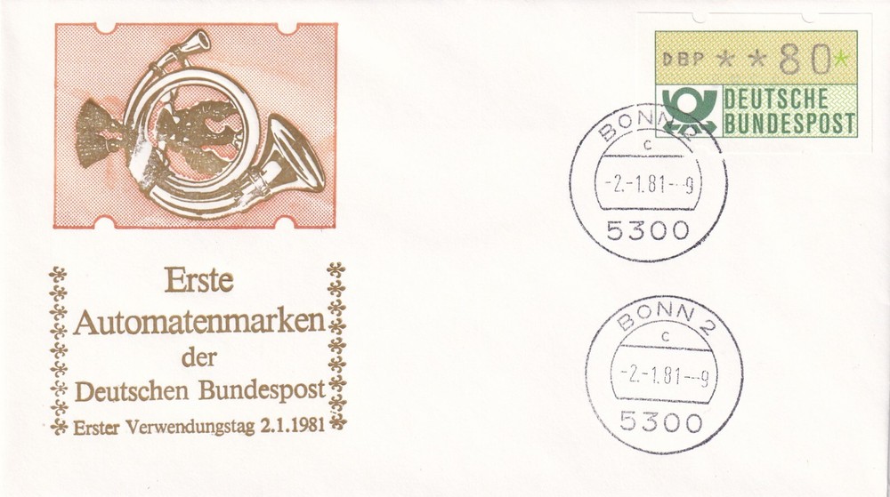 ⭐ 1981 Bonn Germany - First Day cover FDC - Ersttagsbrief ⭐ E469