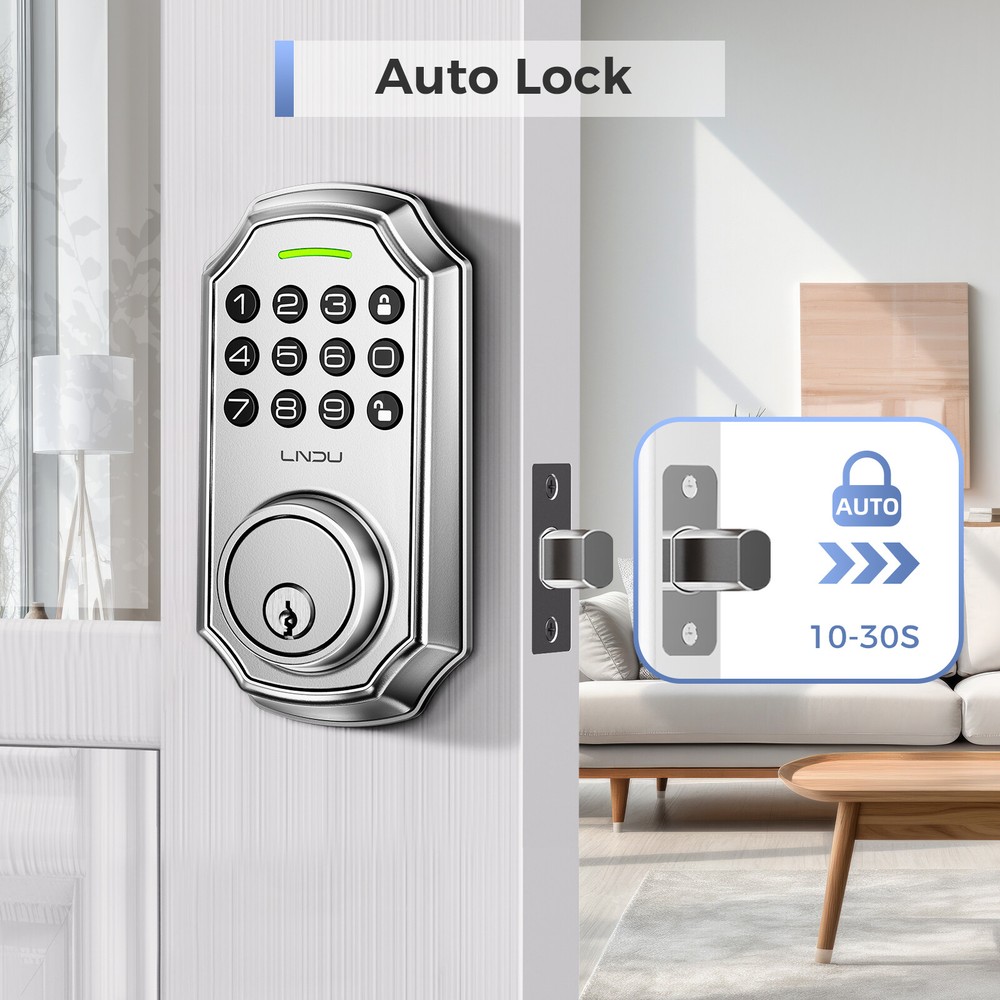 ARPHA Smart Security Keyless Entry Deadbolt Lock Set Combination Lock 100+ Codes