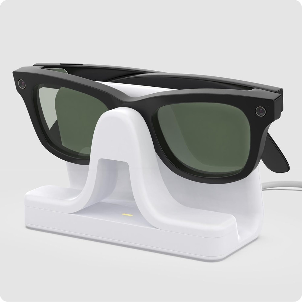 Charging Stand & Cable Compatible with Ray-Ban Meta Smart Glasses