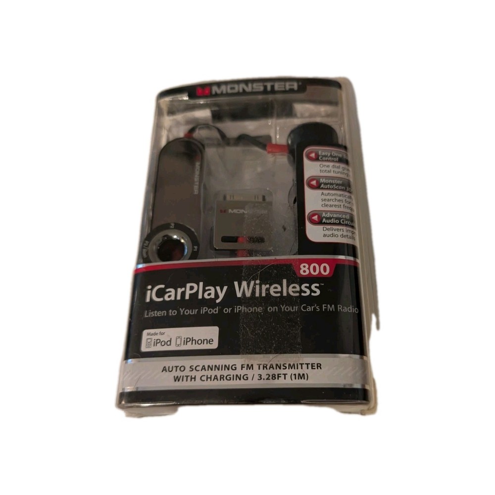 Monster iCarPlay Wireless FM Transmitter iPod 800