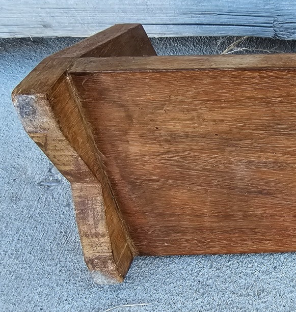 Vintage Wooden Bookshelf Recipe Countertop Book Shelf Arts & Crafts Danish MCM