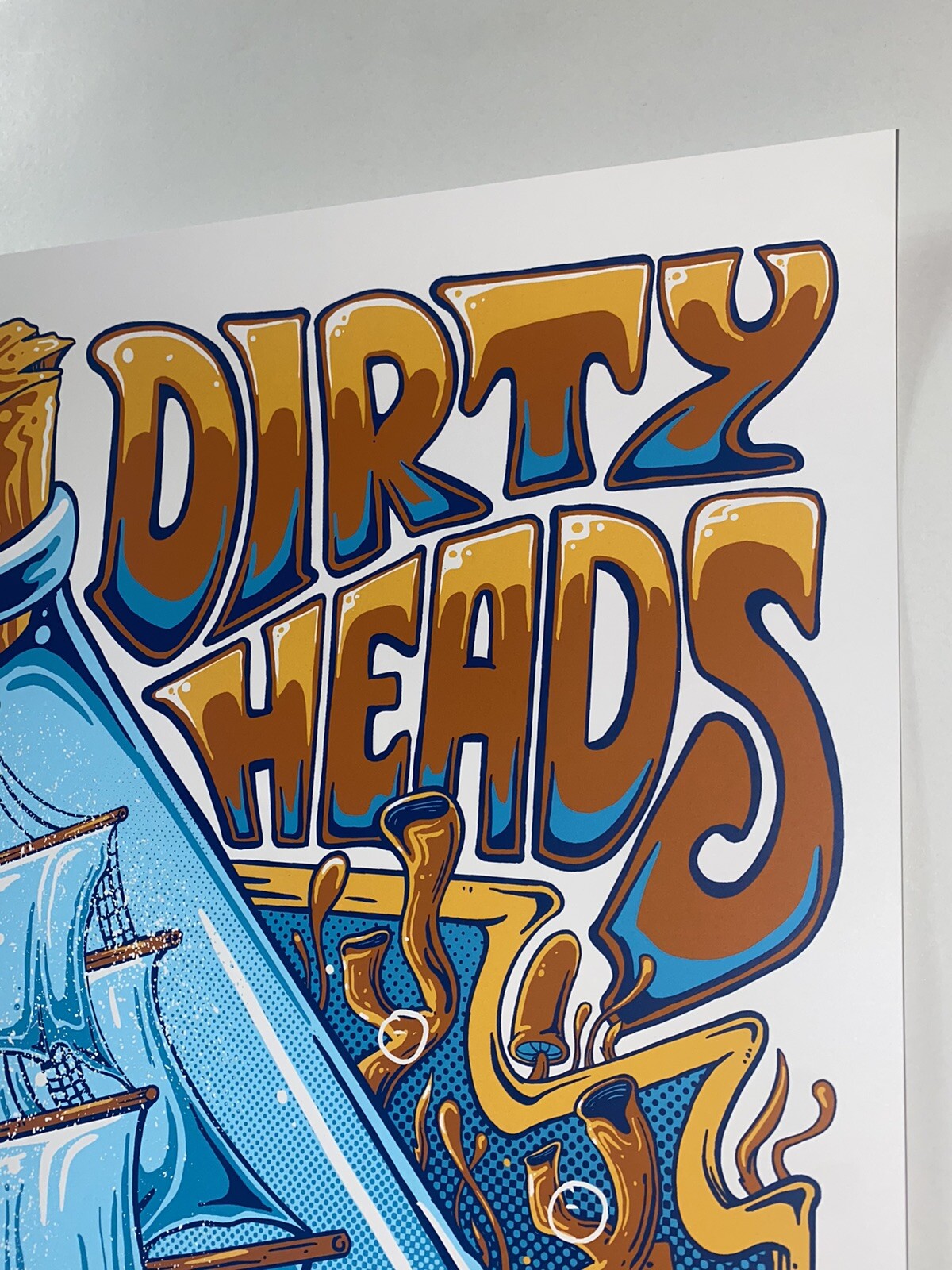 Dirty Heads Poster Bridgeport CT 2023 #’d X/135 Silkscreen Official Show Edtn