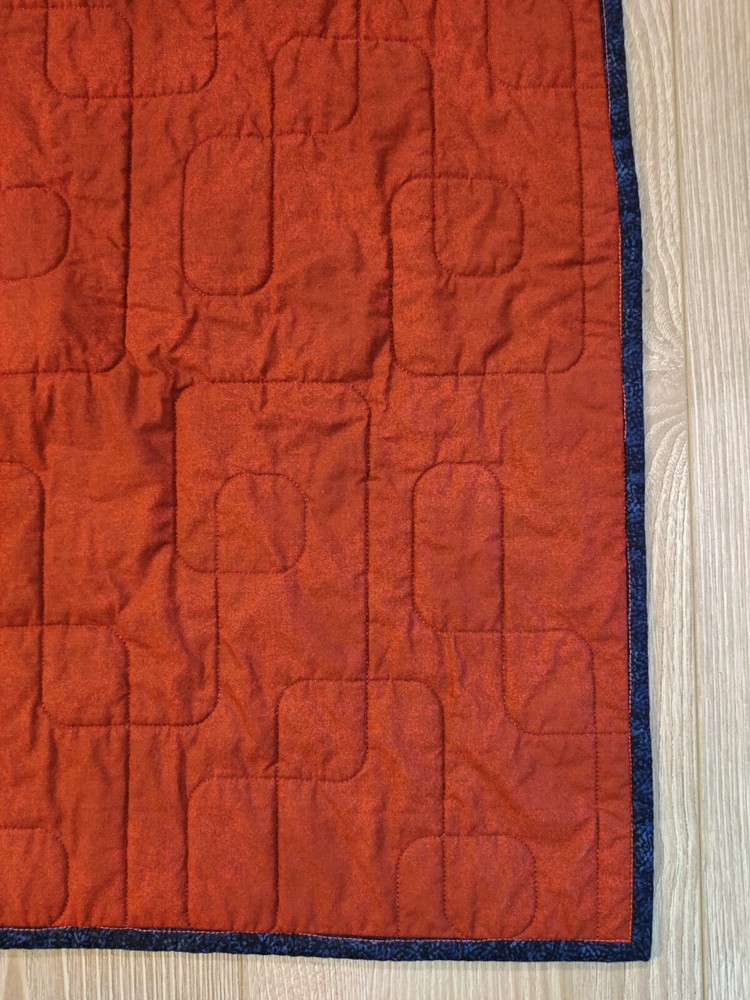 Patchwork Quilt Throw Blanket Handmade Machine Stitched/Baseball Theme 65x79
