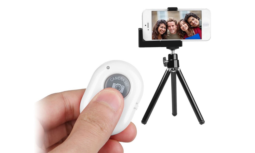 Wireless Bluetooth Camera Shutter Remote Control for iPhone Android Phone Selfie