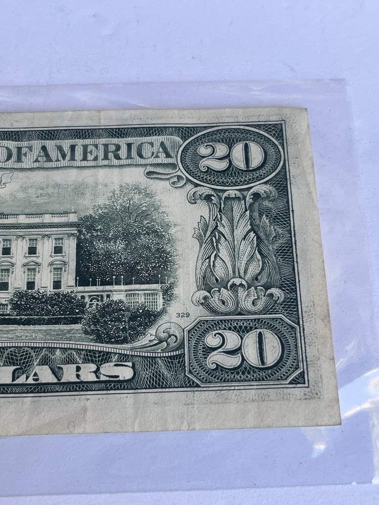 1993 Series $20 Dollar Bill Misaligned Error