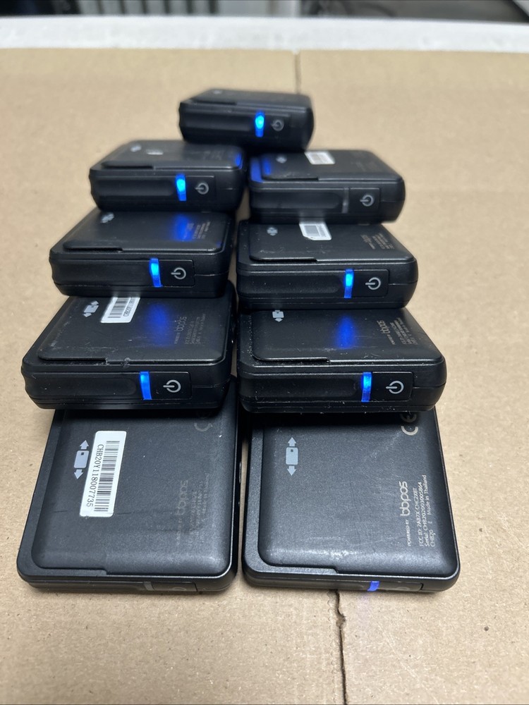 Lot Of 8 BBPOS CHB20 CHB2A Chipper BT Reader