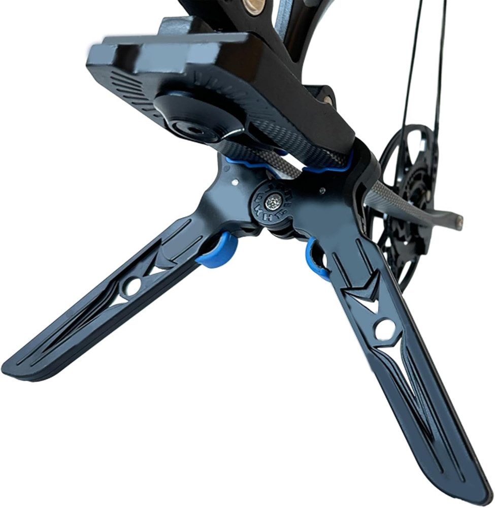 Archery Bow Stand Holder for Compound & Recurve Bow Rubber Support Rack