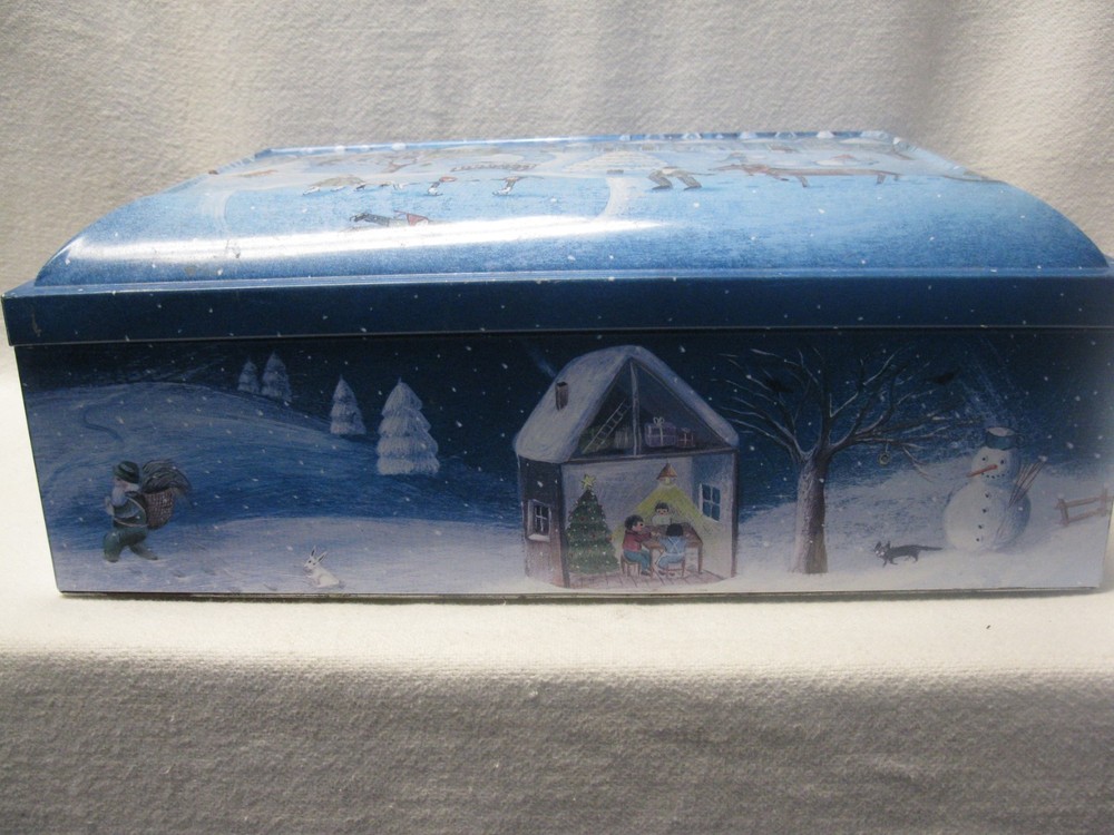 E. Otto Schmidt Christmas Biscuit Cookie Tin