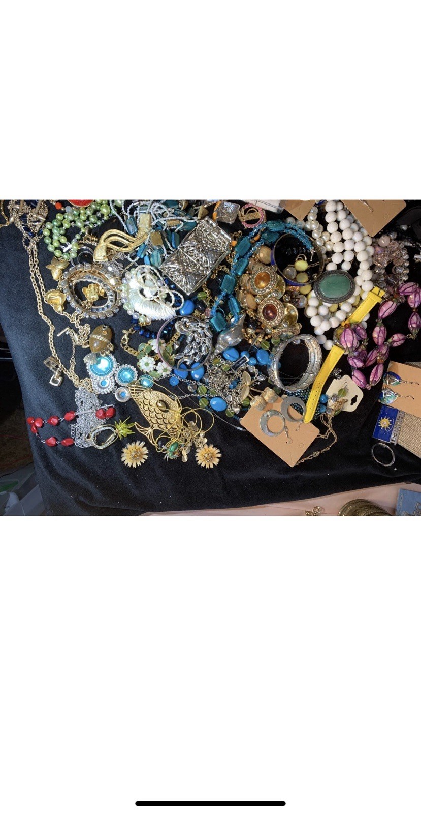 6+ Lbs. POUNDS Unsearched Huge Lot Jewelry Vtg-Now Junk Art Craft Treasure Hunt