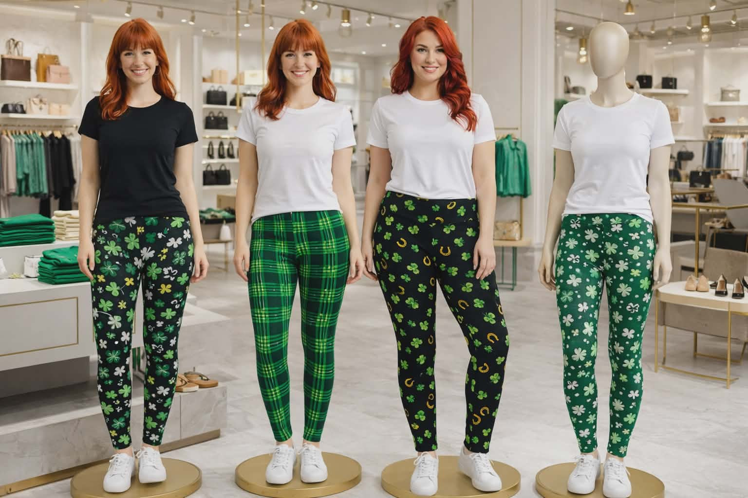 St. Patrick's Irish Day Leggings Pants Several Styles NEW - S M L XL 2X 3X