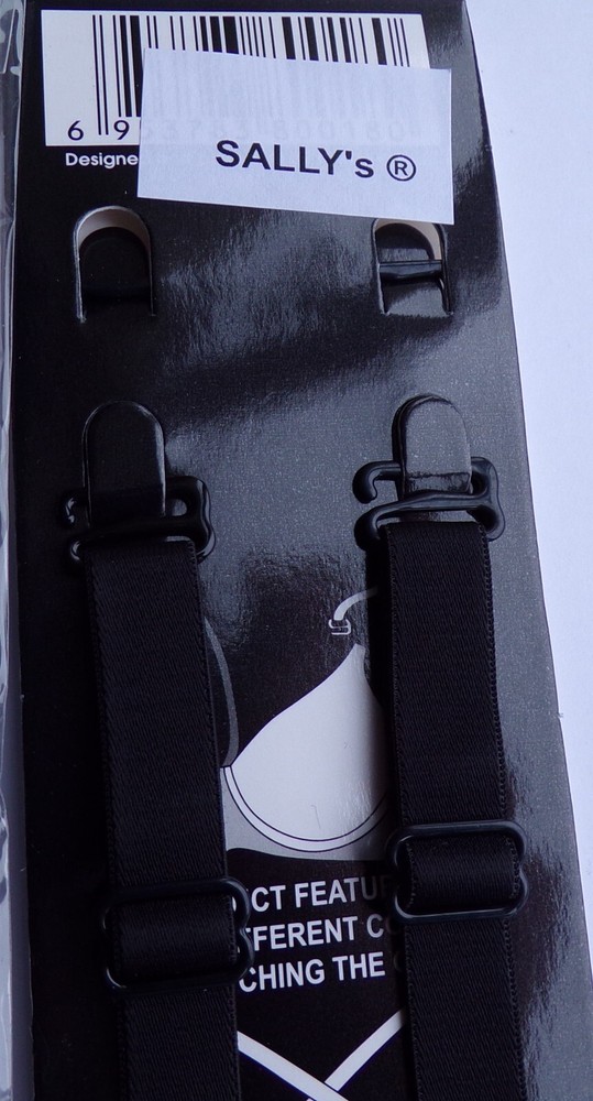 BRA STRAPS REPLACEMENTS - ADJUSTABLE - 1.5 CM WIDTH - BLACK / WHITE / BEIGE