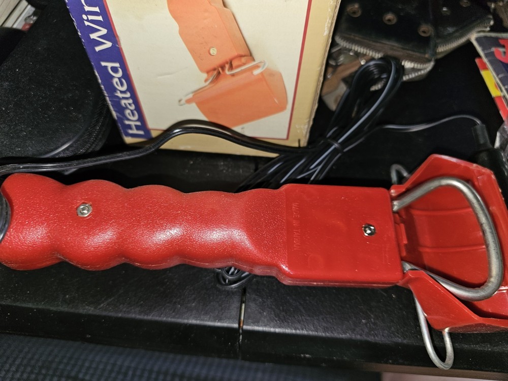 Heated Windshield Ice Scraper Vintage