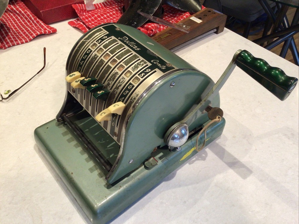 Paymaster Check Machine Series S-600 Vintage