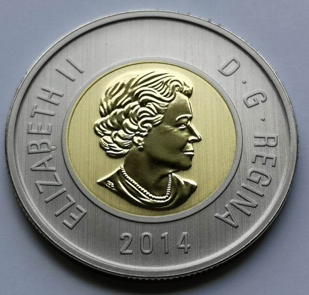 *** CANADA  TOONIE  2014  ***  SPECIMEN  ***