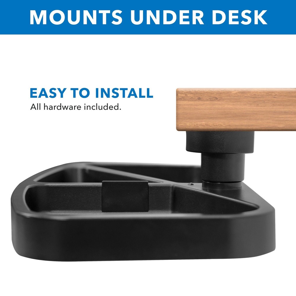 Mount-It! Under Desk Swivel Storage Tray