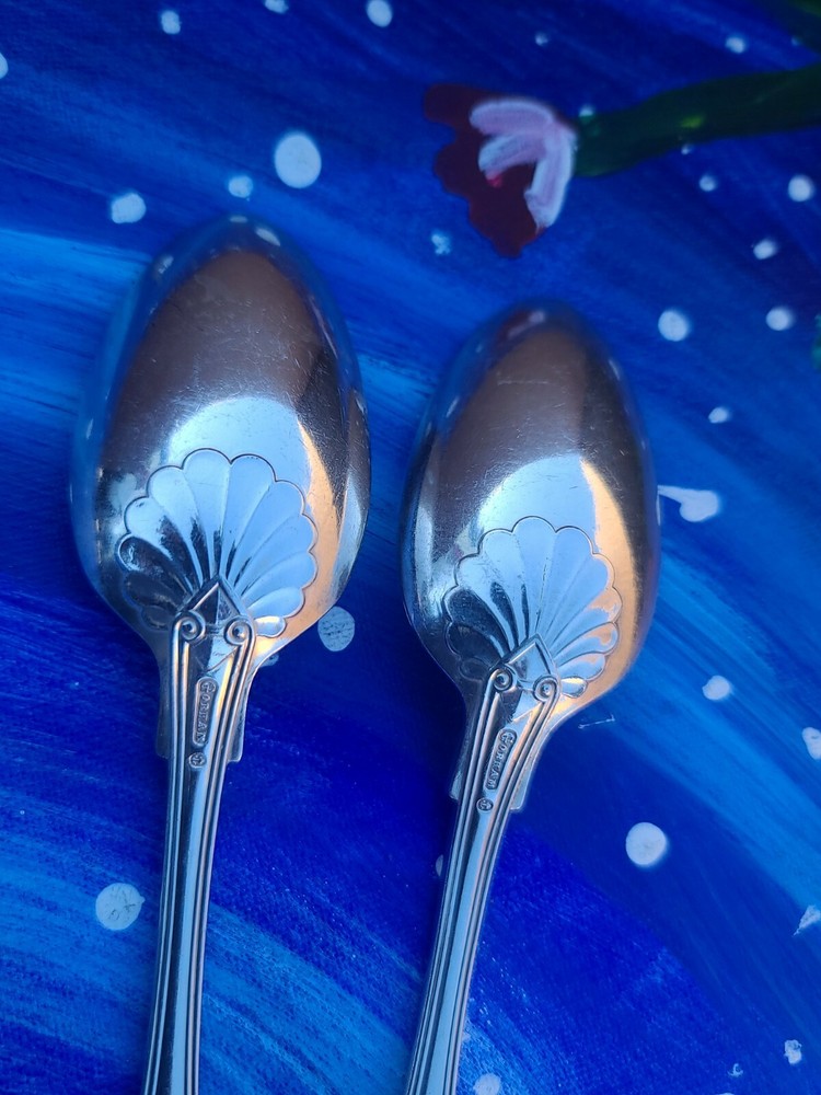 2 pc GORHAM SILVERPLATE FLATWARE spoons very nice condition