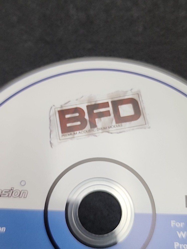 BFD Lite by Fxpansion Premium Acoustic Drum Module CD 2005 Disc Only