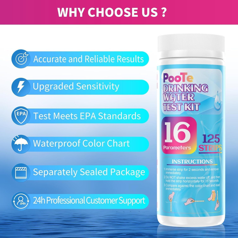 21 in 1 Water Testing Kits for Drinking Water - Accurate Drinking Water Test ...