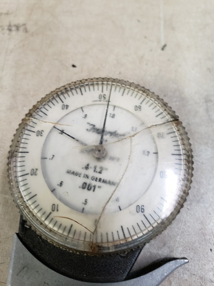 Intertest 71 Inside Caliper Groove Gage Indicator .4-1.2" .001" READ AD