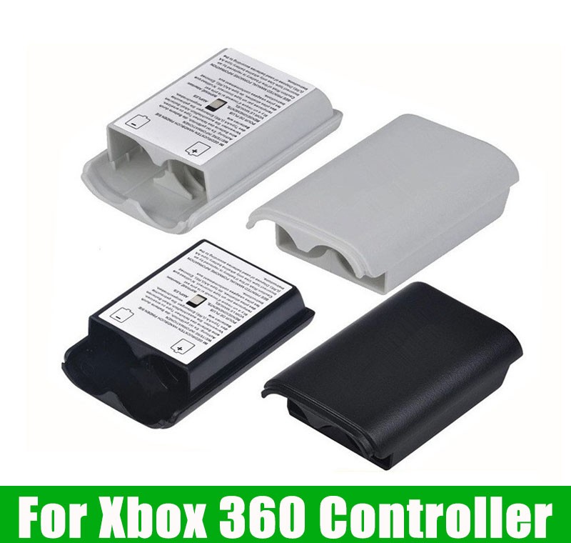 AA Battery Back Cover Case Shell Pack For Xbox 360 Wireless Controller Black Lot