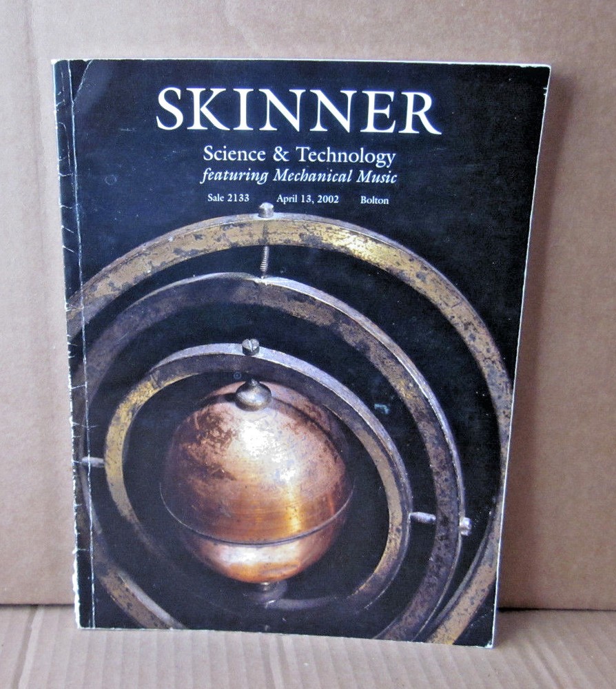SKINNER Science & Technology catalog 2002 Mechanical Music graphometers auction