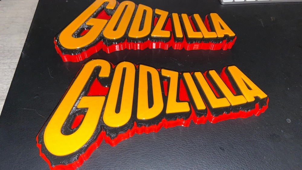 Godzilla PINBALL Mod BACK BOX HING MOD 3D LOGO -For PRO or PREMIUM