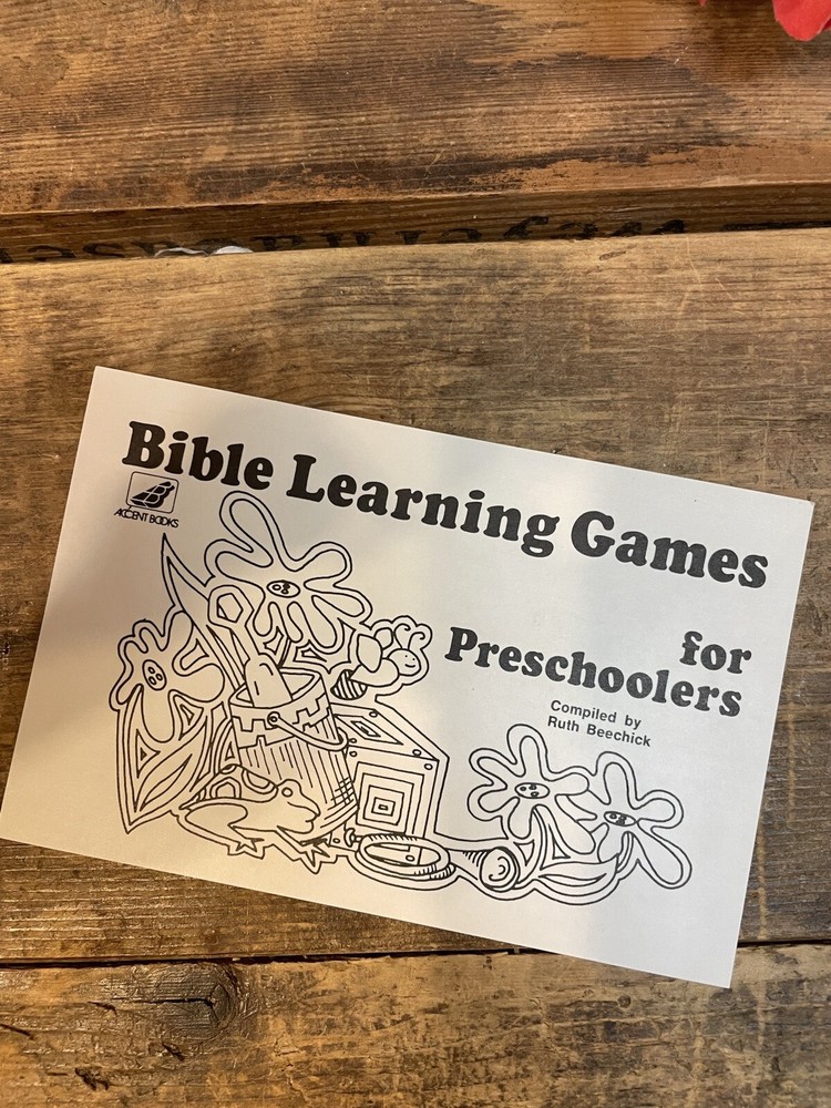 Bible Learning Games For Preschoolers Ruth Beechick 1975