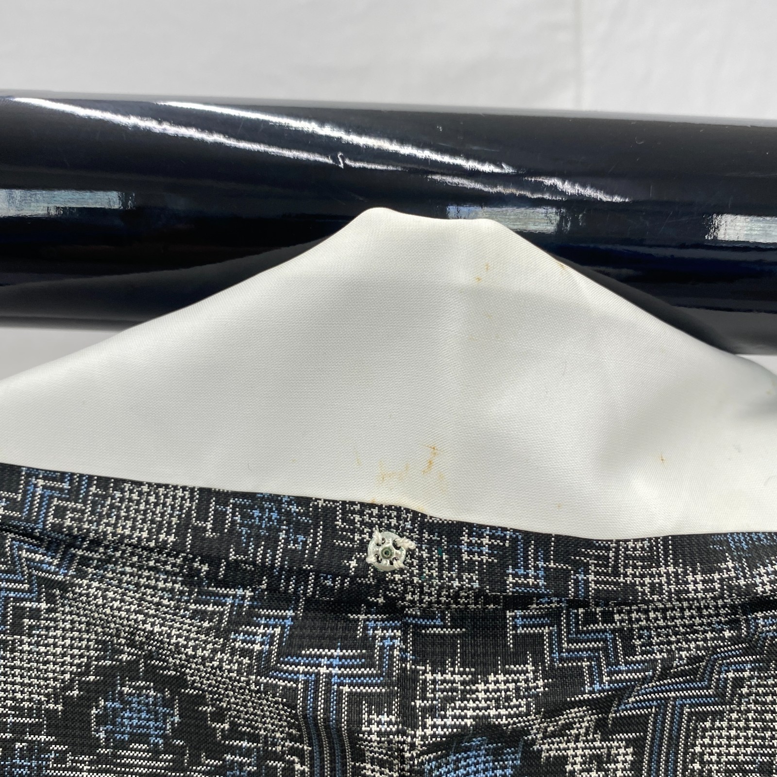 Japanese Vintage Kimono Silk Gray Oshima Traditional Authentic Length 66 in