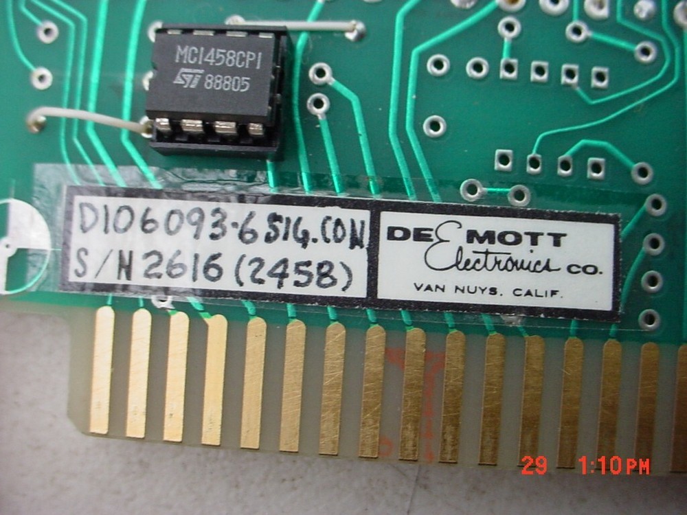 Signal Conditioner Module De Mott Electronics D106093-6