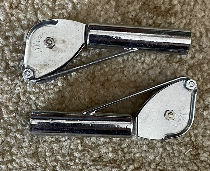 2 NOS Allan Stainless Replacement Roller Rod Tips
