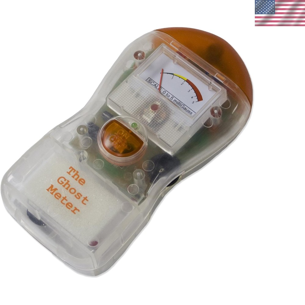 Compact Transparent EMF Meter with LED Indicator - Perfect for EVP Recordings