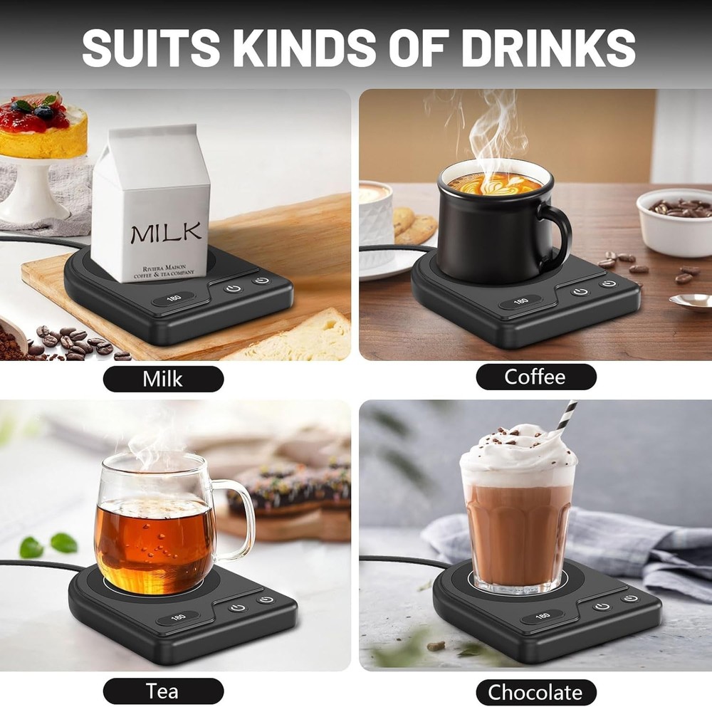 Mug Warmer,Coffee Mug Warmer with 3 Adjustable Temperature Settings,Coffee