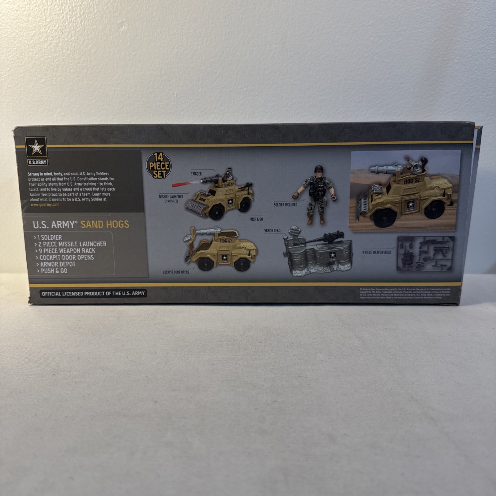 U.S. Army Sand Hogs Military Vehicle Playset with Soldier