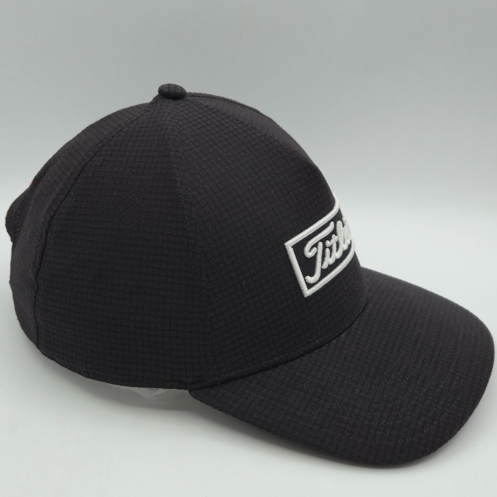 Titleist TSi Black Adjustable Golf Hat Mesh Back Lightweight