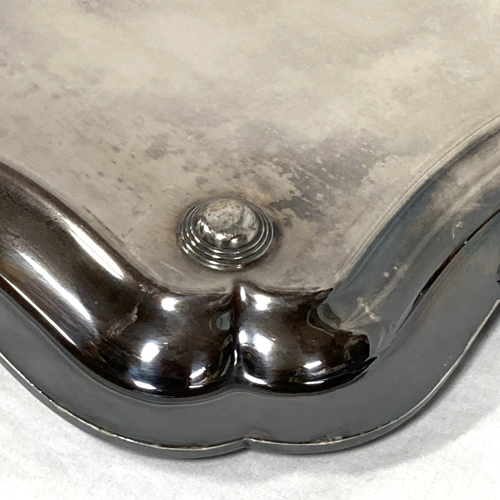 Gorham Large CHIPPENDALE Waiter Silverplated Serving Tray 26 3/4”