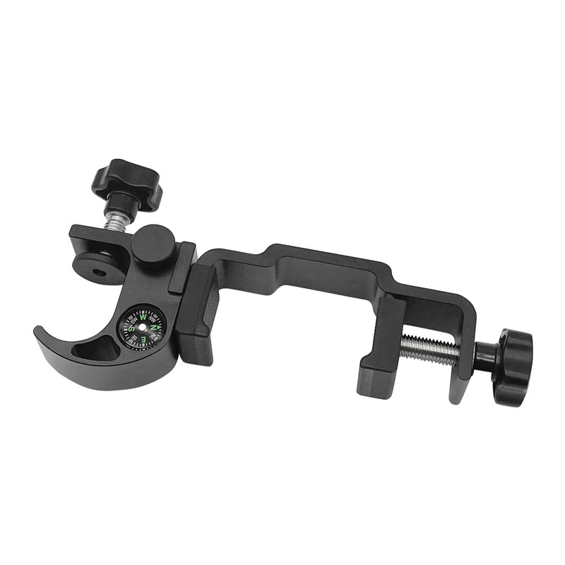 Corrosion-resistant GPS Pole Clamp With Compass &Open Data Collector Cradle